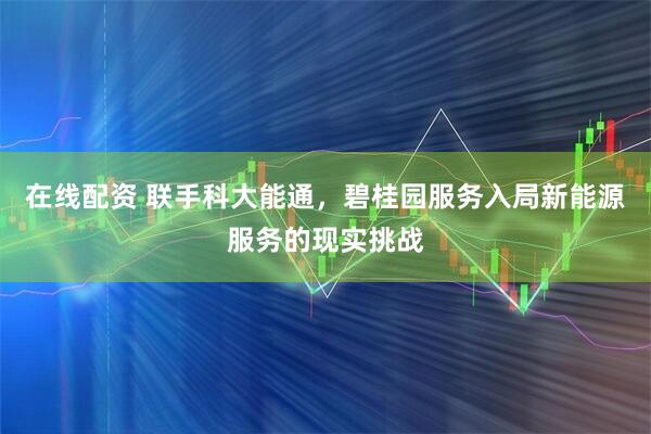 在线配资 联手科大能通，碧桂园服务入局新能源服务的现实挑战