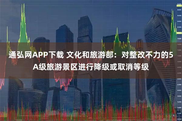 通弘网APP下载 文化和旅游部：对整改不力的5A级旅游景区进行降级或取消等级